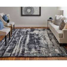 feizy coda 8929f black white area rug