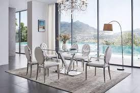 side chair dining sets modern glass