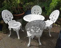 Cast Iron Table And Chairs Garden