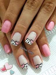 Muchas veces las chicas mantenemos un manicure perfecto, pero descuidamos las uñas de los. Unas Decoradas Para Ninas Divertidas Y Faciles Valentines Nails Heart Nails Valentine Nail Art