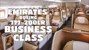 emirates boeing 777 200lr business
