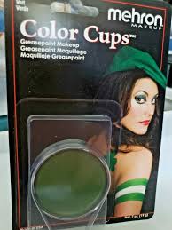 mehron green makeup greasepaint color