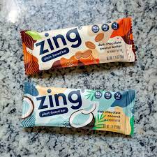 zing plant based bars protein snack