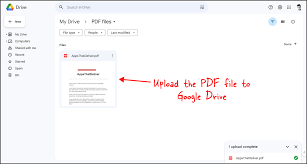 how to insert a pdf into a google doc