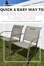 welcome clean outdoor furniture