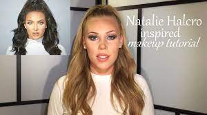 natalie halcro makeup and hair tutorial