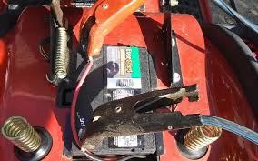 starter solenoid on a riding mower