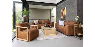 Amalfi Ii Leather Lounge Suite Andes
