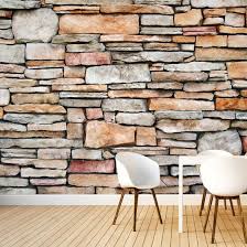 modern brick stone 3d wallpaper