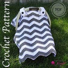 Crochet Pattern Chevron Car Seat Canopy