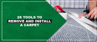 28 tools to remove install carpet