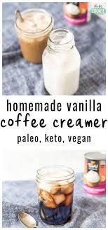 paleo vanilla coffee creamer vegan