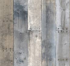 Rustic Driftwood Plank Wallpaper