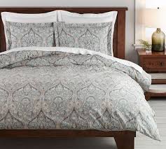 jordana percale patterned duvet cover