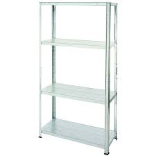 handy 4 galvanised shelf storage unit