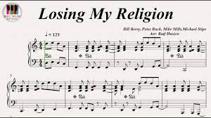 losing my religion r e m piano you