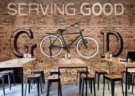 Bicycle Brick Wall Art Wallpaper Mural