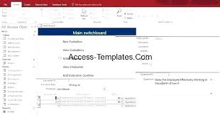 Database Project Template Training Planning Plan Access