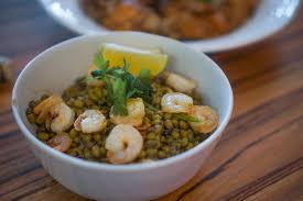 Transfer the content of the pot in a deep bowl if using a stab mixer or in a blender, pulse to make a puree. Easy Filipino Munggo Guisado Mung Bean Stew With Shrimp The Passport Kitchen