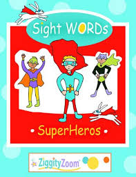 Sight Words Superheros Workbook Activities Word Worksheets And