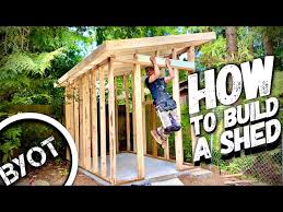 Building A Lean To Shed Start To
