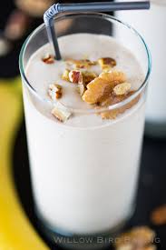 banana nut crunch protein smoothie
