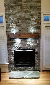 Airstone Brick Fireplace Makeover