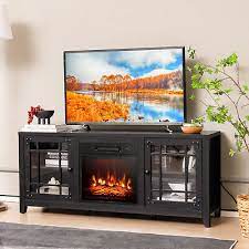 58 Inches Fireplace Tv Stand For Tvs Up