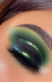 30 best bright eyeshadow looks green