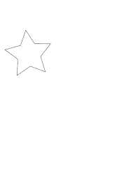 Star Pattern To Cut Out Star Template Printable Paper Decorations