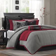 bedroom red red bedding comforter sets