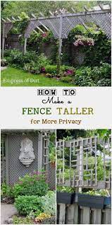 how to make a fence taller for better