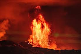 record stunning volcano eruption