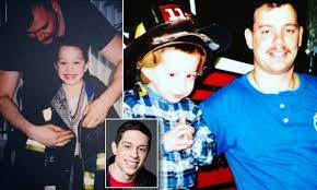 It was sad how sad he was growing up. Snl Star Pete Davidson Remembers His Firefighter Father 14 Years After His Death On 9 11 Daily Mail Online