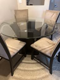 bobs furniture dining table set with 4