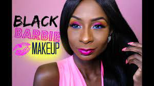 black barbie makeup tutorial dark