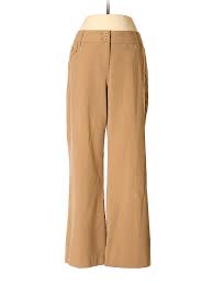 Details About Dalia Women Brown Dress Pants 4 Petite