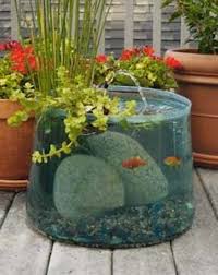 low budget diy mini ponds in a pot
