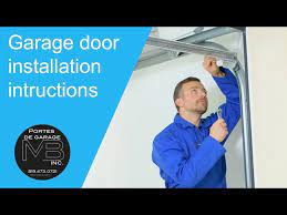 installation guide for a garage door