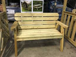 woodshaw hton 4ft bench 2 seater