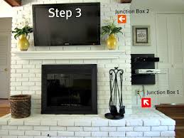 How To Mount A Tv On A Brick Fireplace