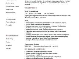 Agile Project Manager Resume Software Example Sample Cv Mmventures Co