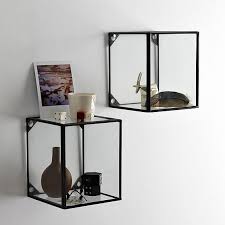 glass display shelves