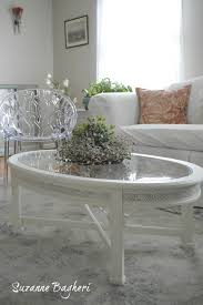 Vintage Coffee Table In Antique White