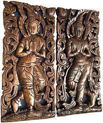 Sawaddee Wall Sculpture Thai Wood Wall