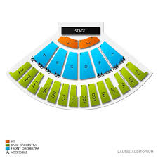Laurie Auditorium 2019 Seating Chart