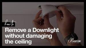 how to remove a downlight without