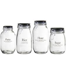 Glass Airtight Food Container Canisters