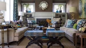 Add the colourful patterns in your living room rug, throw pillows or sofa prints. 15 Interesting Combination Of Brown And Blue Living Rooms Home Design Lover
