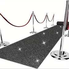 glitter aisle runners wedding outdoor